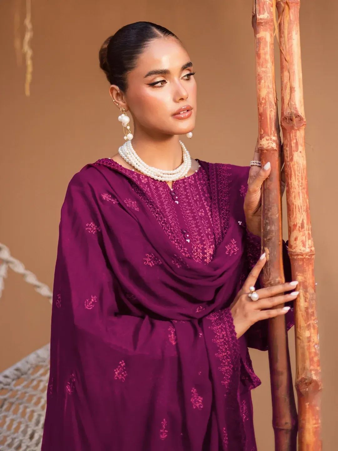 Halina Embroidered 3pc