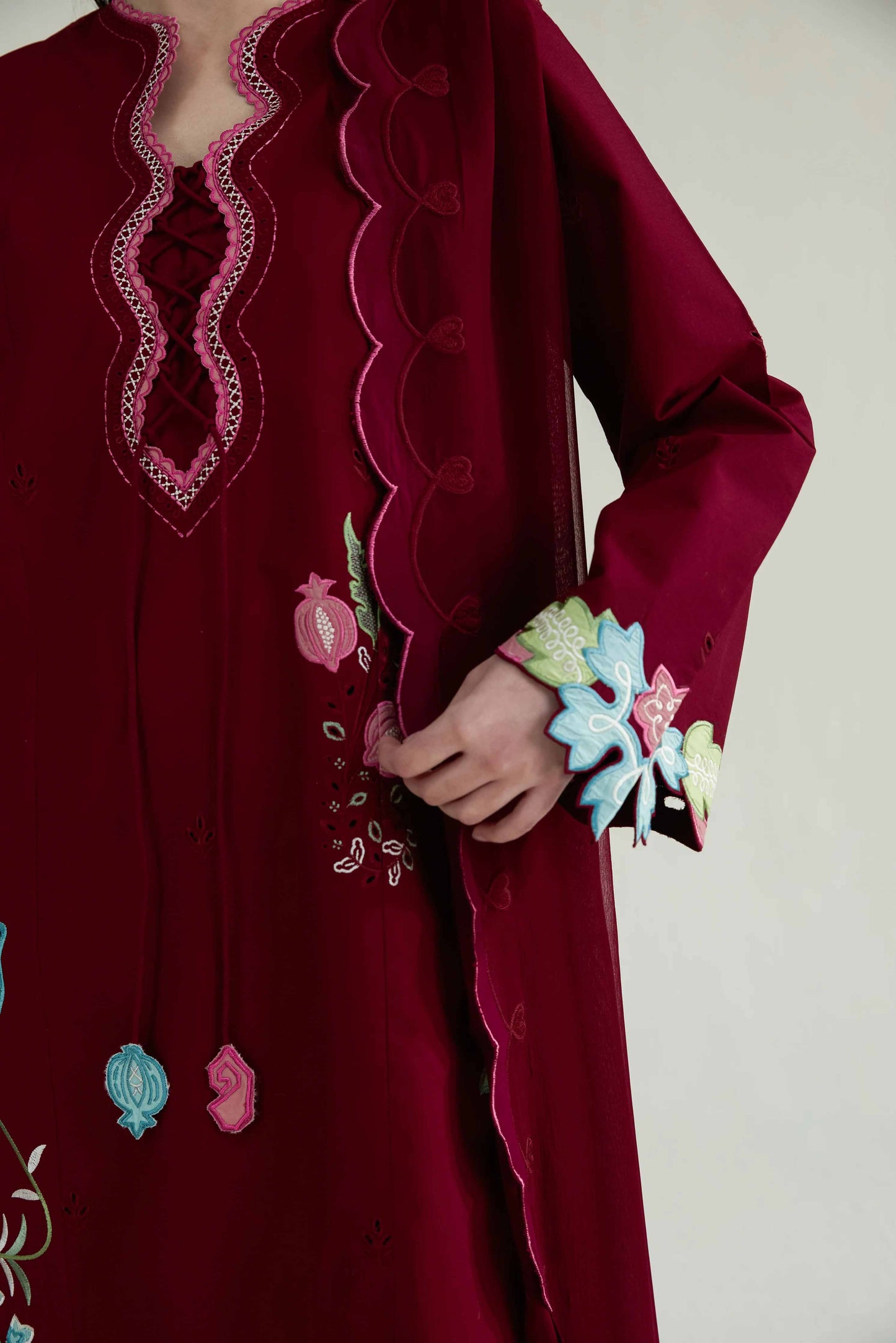 RAAZ EMBRIDERED 3PC
