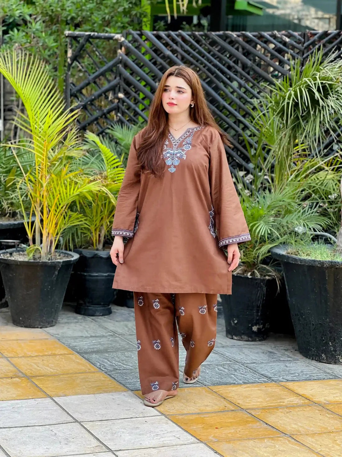 HEER EMBROIDERED 2PC