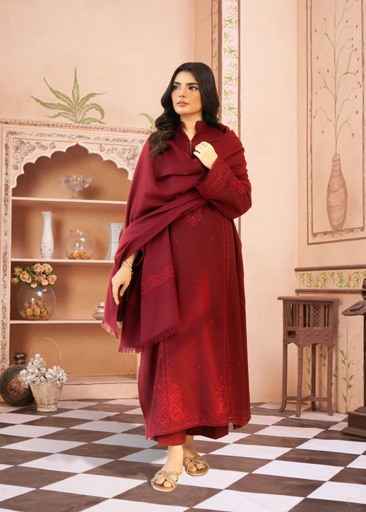 Almas Embroidered 3PC - Lawn