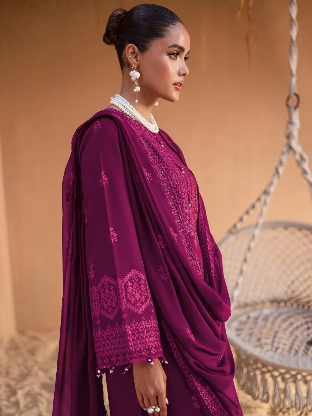 Halina Embroidered 3pc