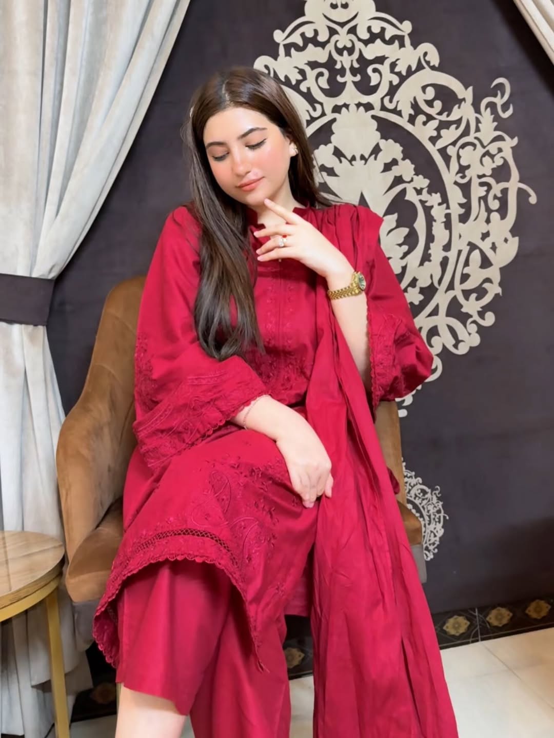 Almas Embroidered 3PC - Lawn